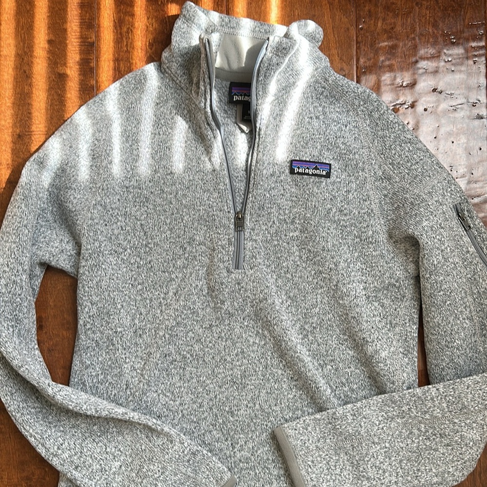 Patagonia Gray Quarter-Zip Pullover - Picture 2 of 3